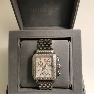 Michele Diamond Deco Watch - 18mm